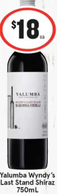Yalumba Wyndy's Last Stand Shiraz 750ml