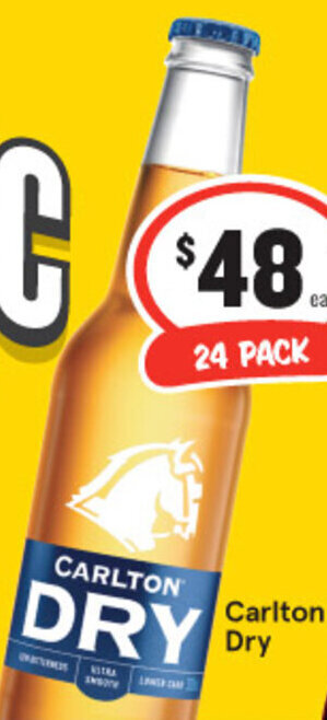 IGA Liquor Carlton Dry 24 Pack offer