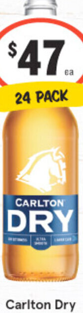 IGA Liquor Carlton Dry 24 Pack offer
