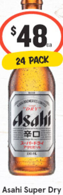 IGA Liquor Asahi Super Dry 24 Pack offer