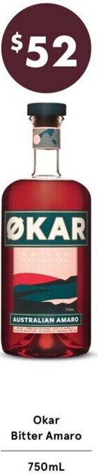 Okar Bitter Amaro 750ml