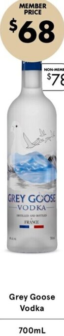 Vintage Cellars Grey Goose Vodka 700ml offer
