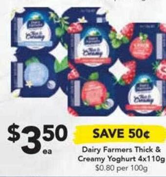 Drakes Dairy Farmers Thick & Creamy Yoghurt offer