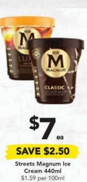 Drakes Streets Magnum Ice Cream offer
