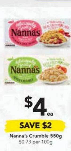 Drakes Nanna's Crumble offer