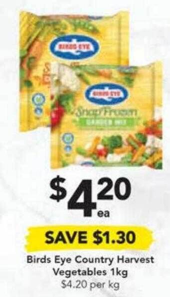 Drakes Birds Eye Country Harvest Vegetables offer