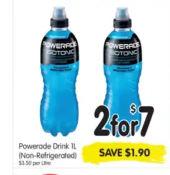 Spar Powerade Drink 1L offer