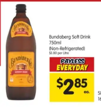 Spar Bundaberg Soft Drink 750ml offer