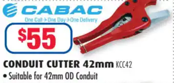 Toolmart Conduit Cutter 42mm offer