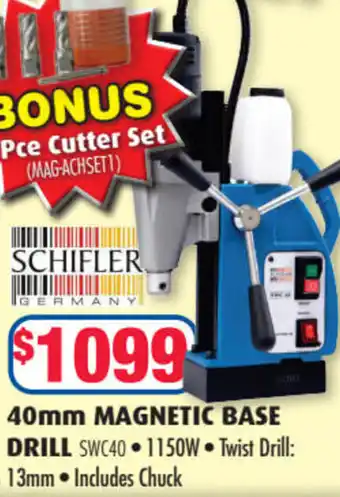 40mm Magnetic Base Drill