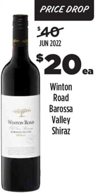 Liquorland Winton Road Barossa Valley Shiraz offer