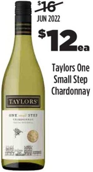 Taylors One Small step Chardonnay