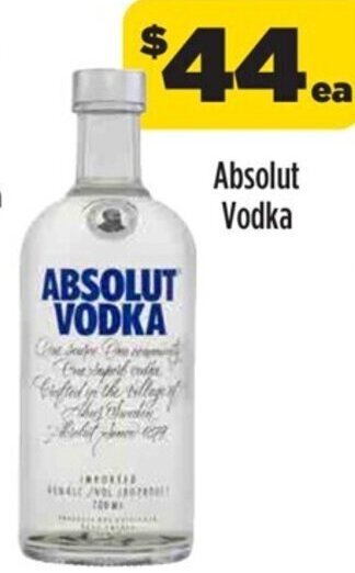 Liquorland Absolut Vodka offer