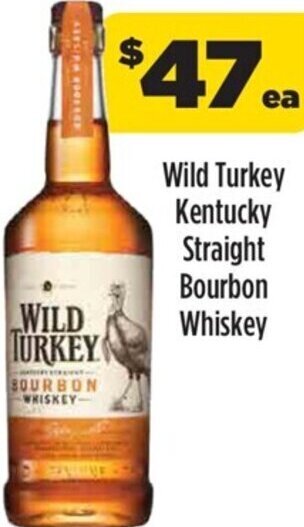 Liquorland Wild Turkey Kentucky Straight Bourbon Whiskey offer