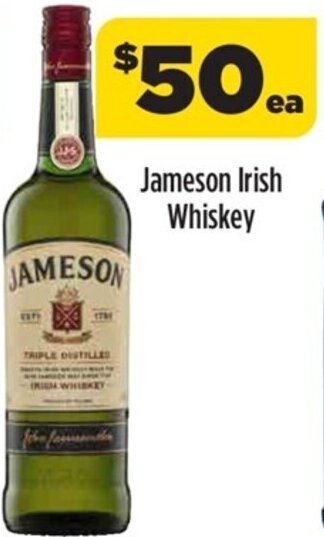 Liquorland Jameson Irish Whiskey offer