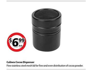 Coles Culinex Cocoa Dispenser offer