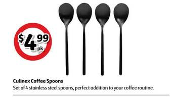 Coles Culinex Coffee Spoons offer