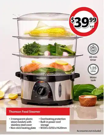 Coles Thomson Food Steamer offer