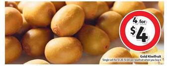 Coles Gold Kiwifruit offer