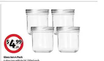 Coles Glass Jars offer