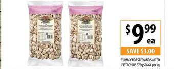 Yummy Roasted And Salted Pistachios