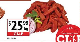 Supabarn Beef Stir Fry offer