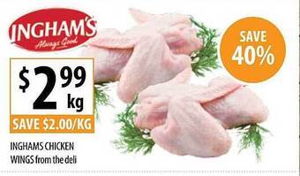 Supabarn Inghams Chicken Wings offer