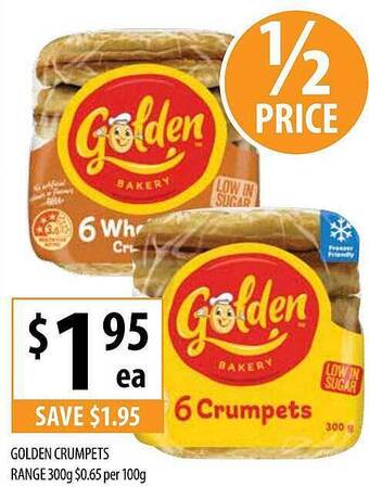 Supabarn Golden Crumpets offer