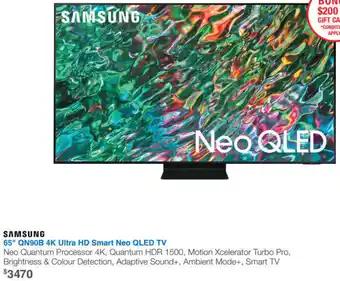 Videopro Samsung 65" QN90B 4K Ultra HD Smart Neo QLED TV offer