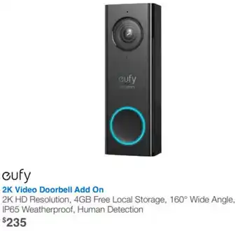 2K Video Doorbell Add On