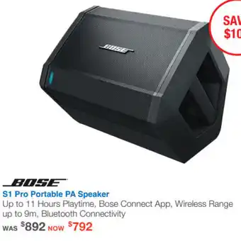 Bose S1 Pro Portable PA Speaker