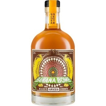 Dan Murphy's Rockstar Spirits Banana Bomb Navy Strength Spiced Rum 500mL offer