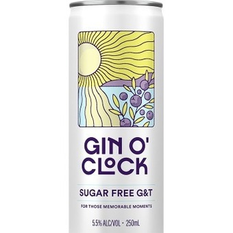 Dan Murphy's Gin O'Clock Sugar free Gin and Tonic 250mL offer