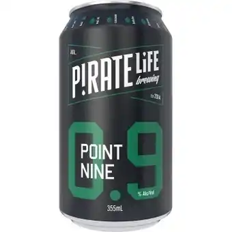 Dan Murphy's Pirate Life Brewing Point Nine Cans 355mL offer