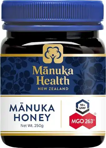healthylife Manuka Health MGO 263+ Manuka Honey, 250g offer