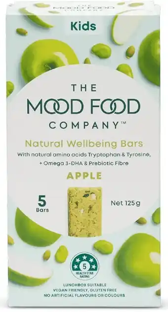 healthylife The Mood Food Company Natural Wellbeing Bar, 125g - Apple offer