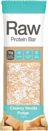 healthylife Amazonia Raw Protein Bar Creamy Vanilla Fudge, 40g offer