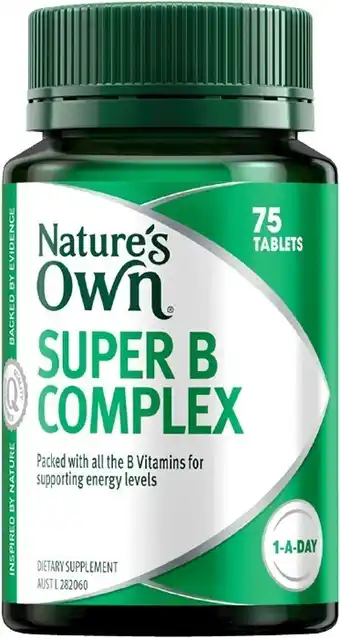 healthylife Nature's Own Super B Complex, 75 Tabs offer