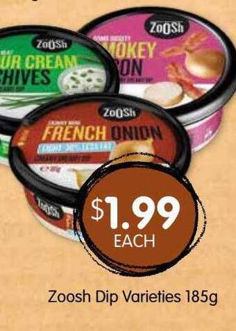 Spudshed Zoosh Dip offer