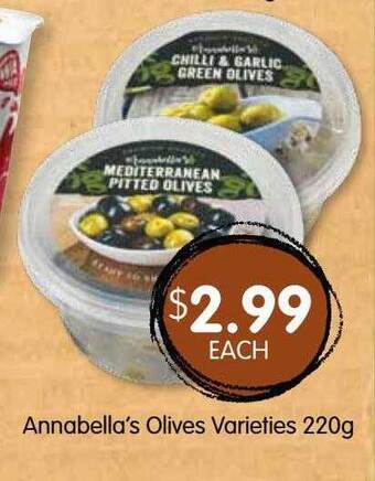 Spudshed Annabella's Olives offer