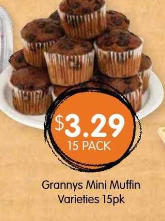 Spudshed Grannys Mini Muffin offer