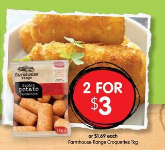 Spudshed Farmhouse Range Croquettes 1kg offer