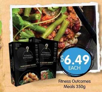 Spudshed Fitness Outcomes Meals 350g offer