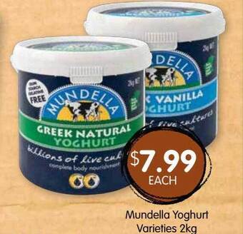 Spudshed Mundella Yoghurt offer