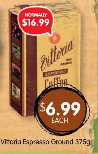 Vittoria Espresso Ground 375g