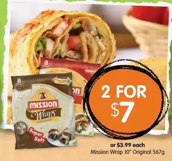 Spudshed Mission Wrap 10 offer