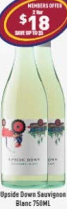 Liquor Legends Upside Down Sauvignon Blanc 750ml offer