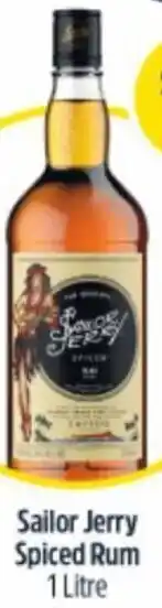 BWS Sailor Jerry Spiced Rum 1 Litre offer