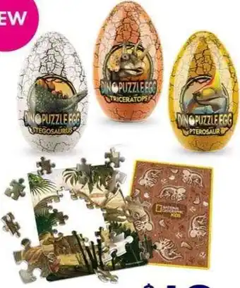 BIG W National Geographic Kids Assorted Dino Puzzle Eggs 222816 offer