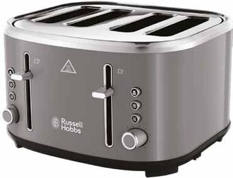 The Good Guys Russell Hobbs Legacy 4 Slice Toaster - Charcoal offer
